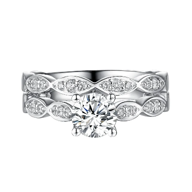 Custom - Engraved Wedding Bands with a Special MessageClassics Diamond Engagement Ring S201823A and Band Set S201823B