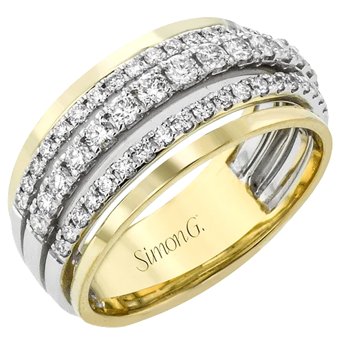 Solitaire Diamond Rings in Platinum SettingsRight Hand Ring in 18k Gold with Diamonds