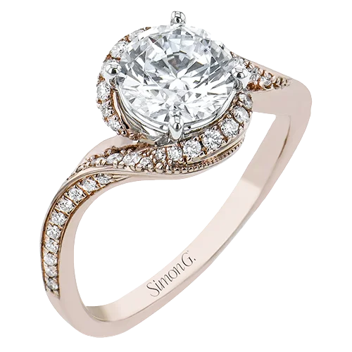 Solitaire Diamond Rings in Platinum SettingsEngagement Ring in 18k Gold with Diamonds