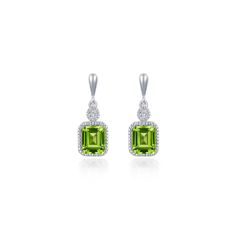 Lafonn Birthstone Emerald August Peridot Earring BE007PDP00