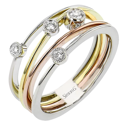 Vintage - Inspired Diamond Rings with Filigree WorkRight Hand Ring in 18k Gold with Diamonds