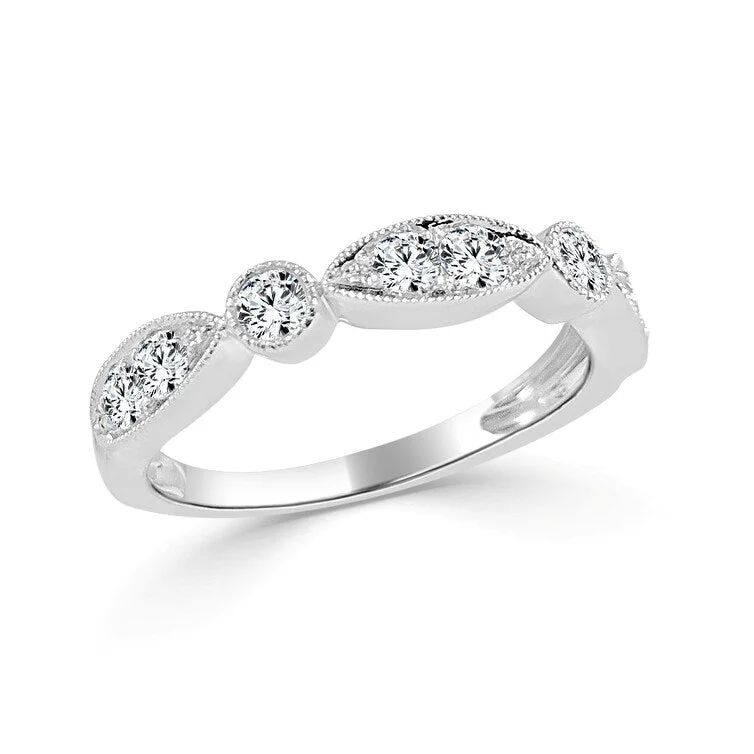 Halo - Style Diamond Rings with Smaller Accent DiamondsJoelle Diamond Ring for Her 14k Gold 3/8 ct TDW Band Women's Ring