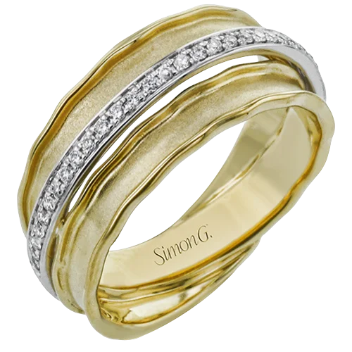 Solitaire Diamond Rings in Platinum SettingsRight Hand Ring in 18k Gold with Diamonds