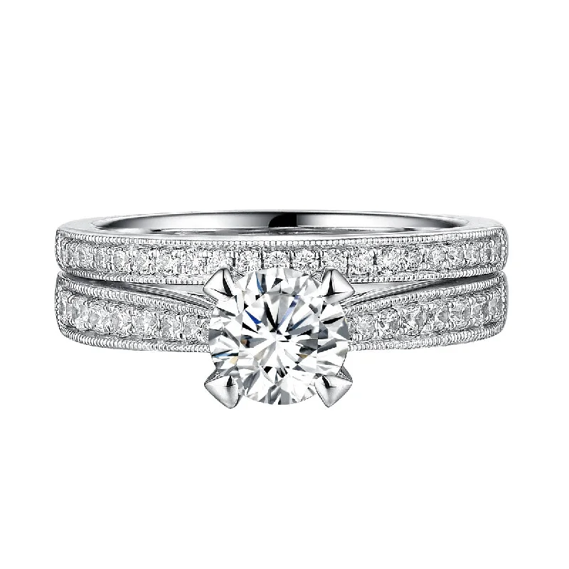 Matching Wedding Bands for a Coordinated LookClassics Diamond Engagement Ring S201825A and Band Set S201825B