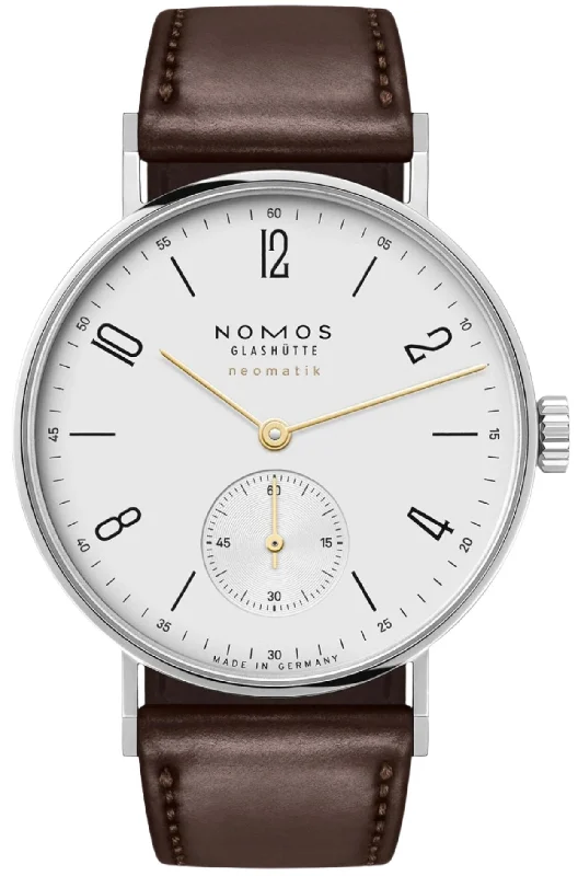 Comfort - Fit Wedding Bands for All - Day WearNomos Glashutte Tangente Neomatik Dore Steel Back