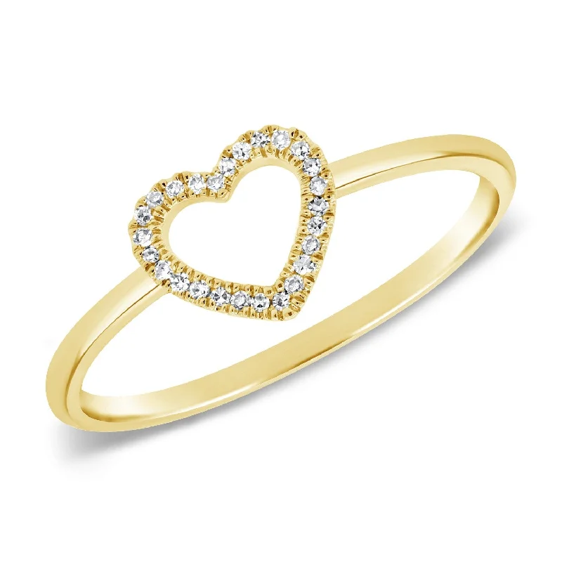 Custom - Designed Diamond Rings to Reflect Your PersonalityJoelle Diamond Open Heart Ring 1/20 ct. t.w. 14k Gold