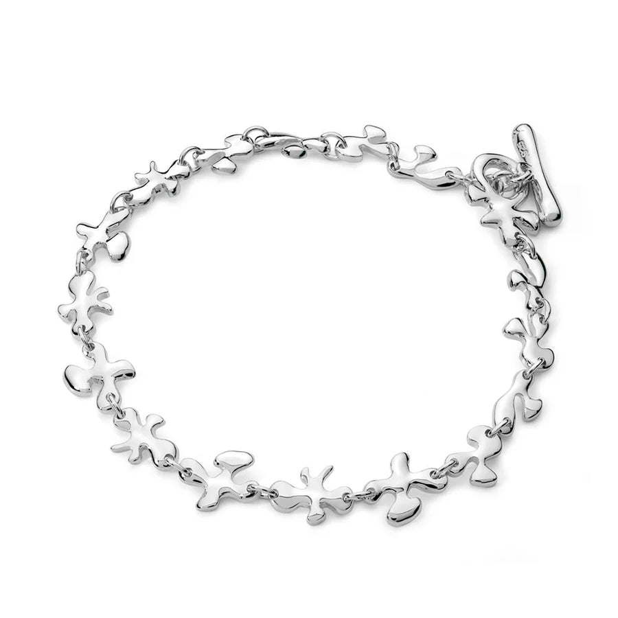 Adjustable Leather Bangles for a Bohemian StyleLucy Q Sterling Silver Fine Splash Bracelet