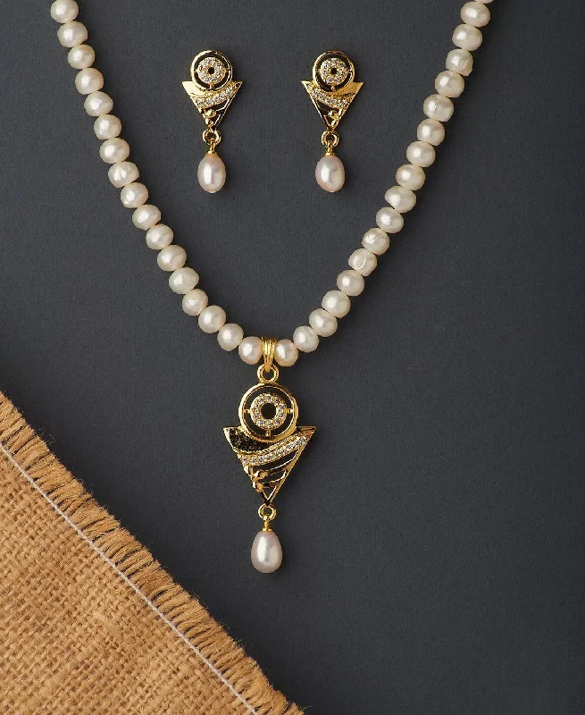 Solid Gold Bangles with Intricate EngravingsTrendy Real Pearl Necklace Set