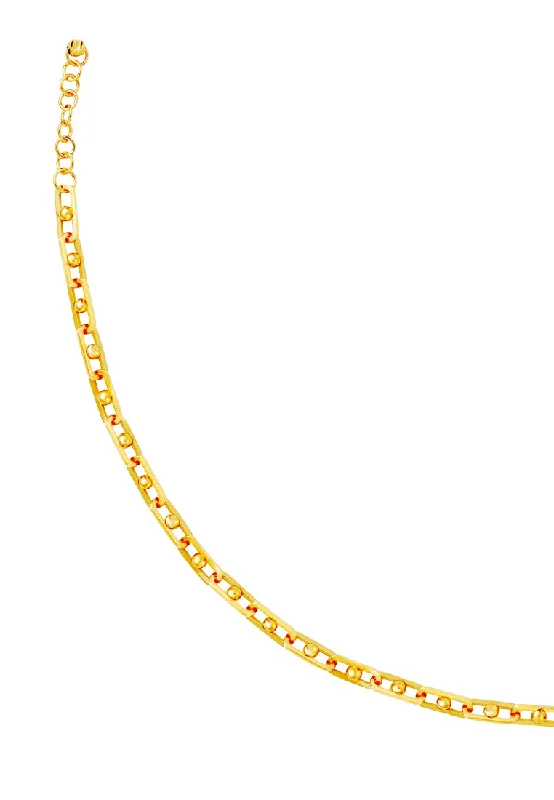 Stackable Bangle Sets for a Trendy LookTOMEI Lusso Italia Linked Ball Bracelet, Yellow Gold 916