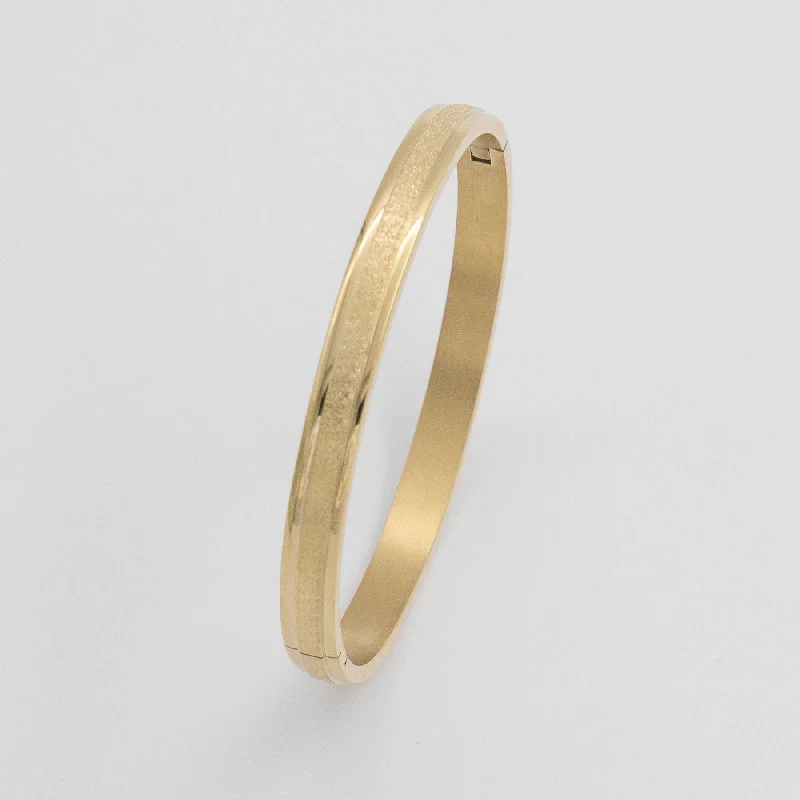 Solid Gold Bangles with Intricate EngravingsIvy Bracelet