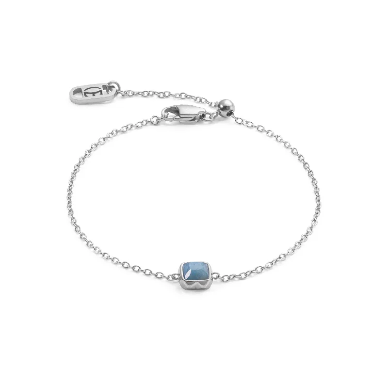 Stackable Bangle Sets for a Trendy LookCoeur De Lion Silver March Birthstone Blue Aventurine Bracelet