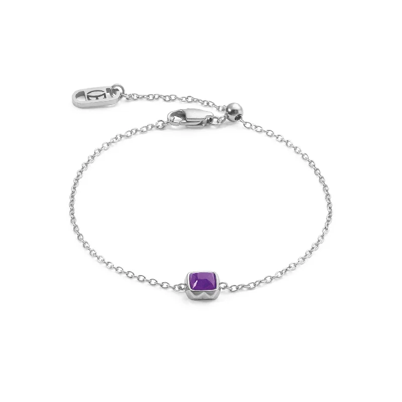 Enamel - Coated Bangles in Vibrant ColorsCoeur De Lion February Birthstone Sugilite Bracelet