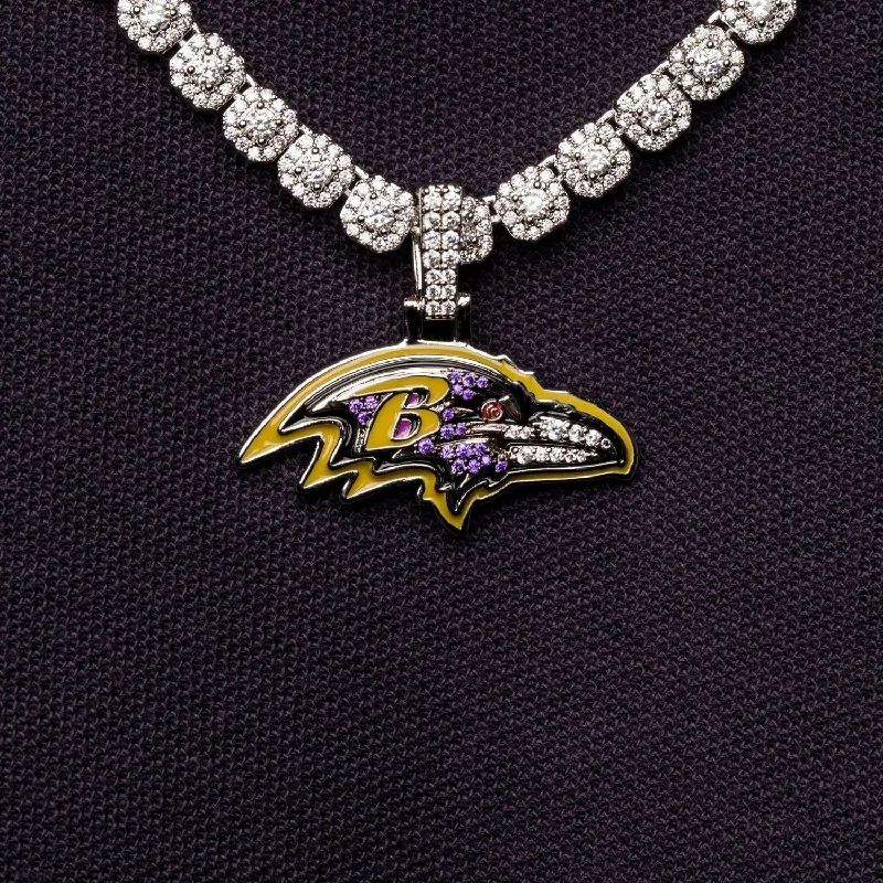 Locket Pendant Necklaces with Personalized EngravingsBaltimore Ravens Official NFL Pendant