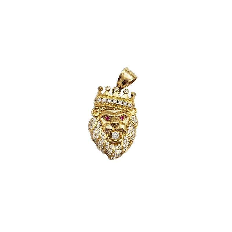 Initial Letter Pendants for a Personalized TouchCrown Lion Head Pendant (14K)