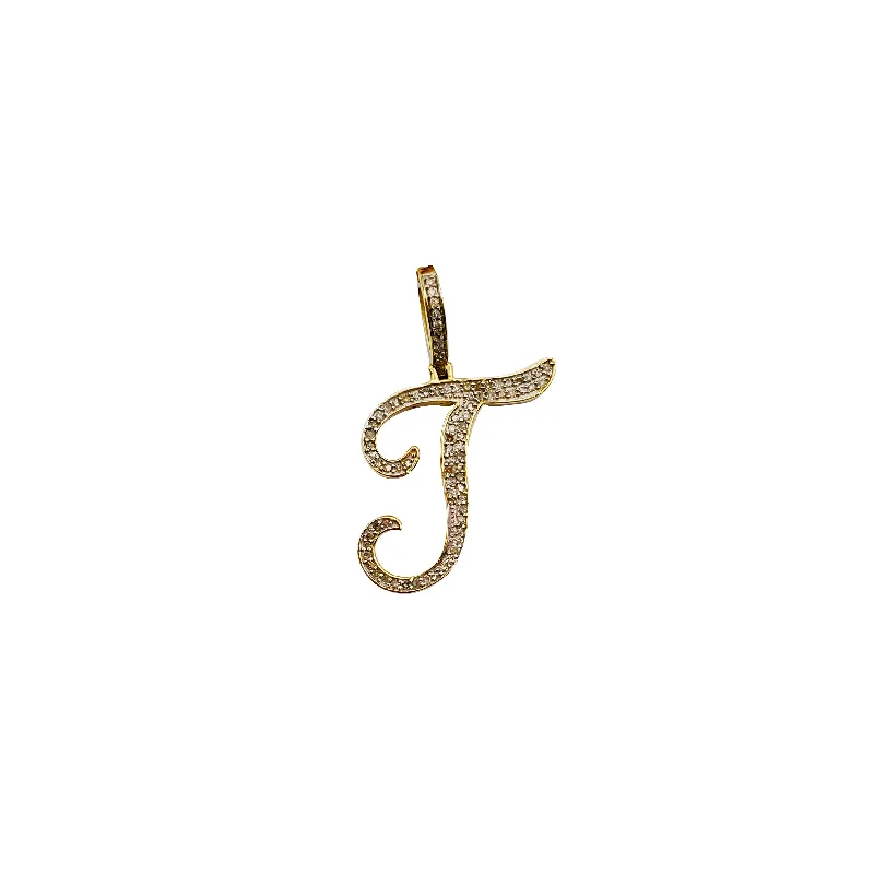 Heart - Shaped Pendant Necklaces with Birthstone InlaysDiamond Letter J Pendant (10K)