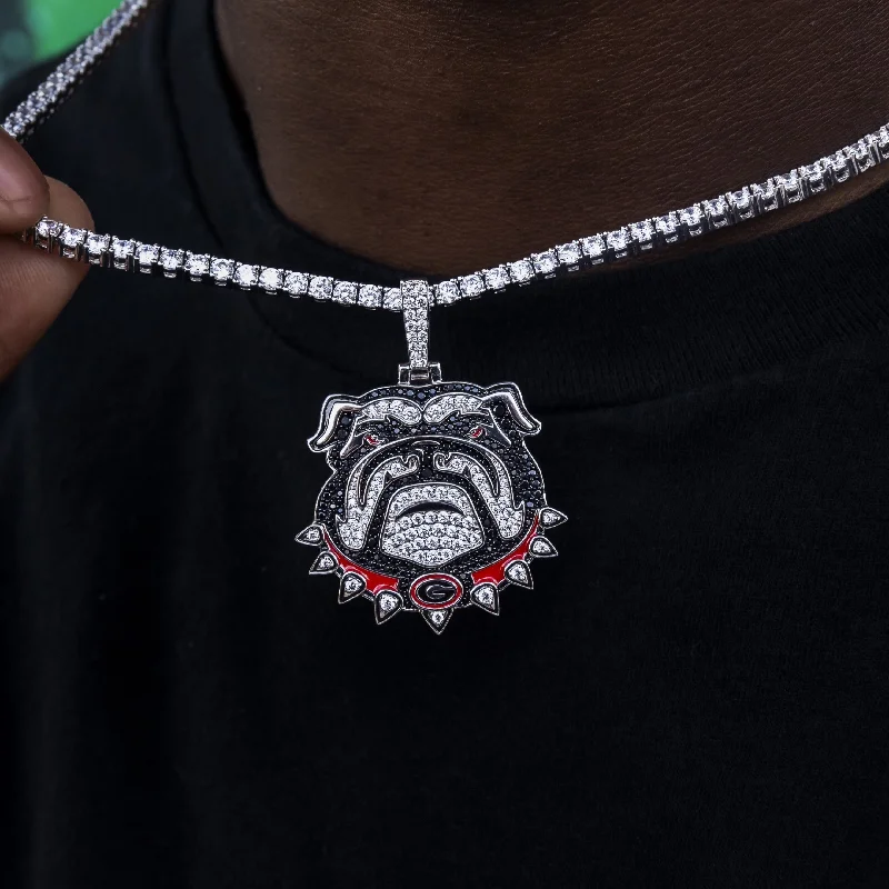 Nature - Inspired Pendant Necklaces with Leaf or Flower DesignsGeorgia Bulldogs Official NCAA Mascot Pendant