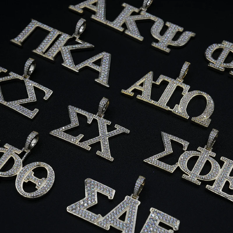 Locket Pendant Necklaces with Personalized EngravingsGreek Fraternity Pendants