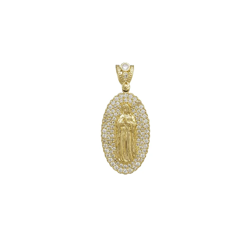 Animal - Shaped Pendants in Sterling SilverIcy Virgin Mary Pendant (14K)