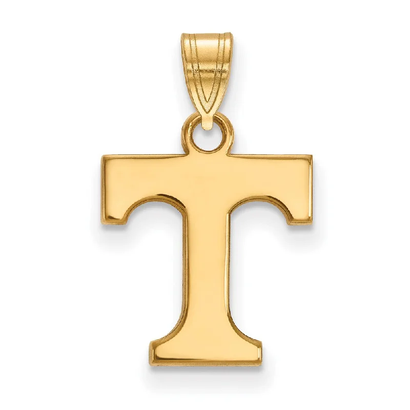 Gemstone - Encrusted Pendants with a Sparkling Centerpiece14k Yellow Gold U. of Tennessee Small Initial T Pendant