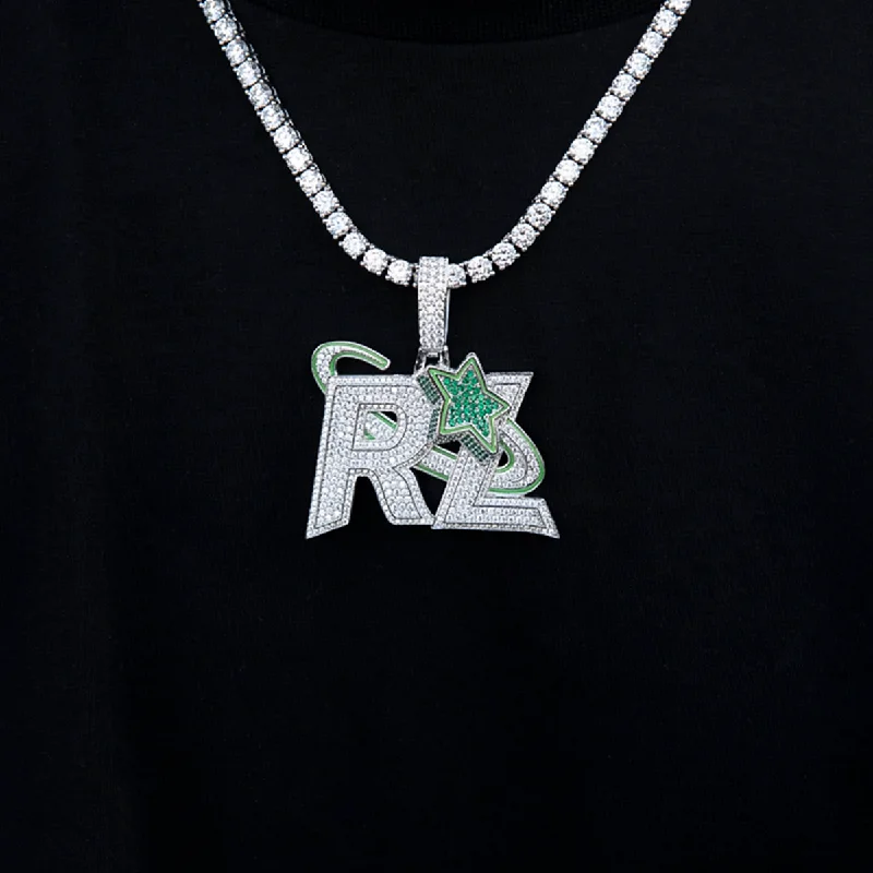 Heart - Shaped Pendant Necklaces with Birthstone InlaysOfficial Rolling Loud NYC '22 Pendant