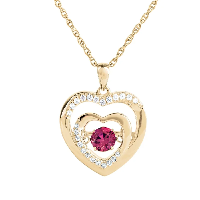 Crystal - Embellished Pendant Necklaces for a Glamorous LookSweetheart Dancing Pendant