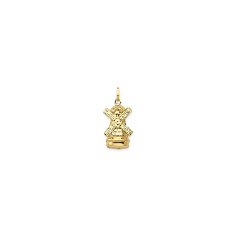 Religious Pendants with Cross or Star of David DesignsWindmill Pendant (14K)